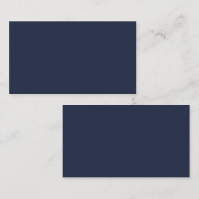 BUDGET Navy Blue Monochrome WEDDING Enclosure Card (Front/Back)