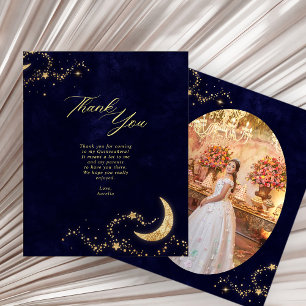BUDGET Navy Gold Under the Stars Quinceañera Photo