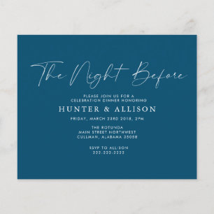 Budget Navy The Night Before   Invitation  Flyer
