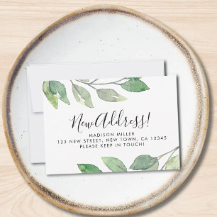 Budget New Address Moving Announcement Card