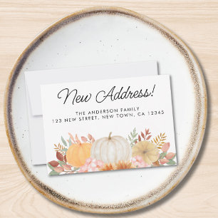 Budget New Address Moving Announcement Mini Card