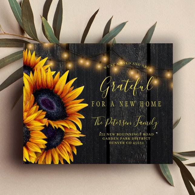 Budget new address rustic moving announcement (Creator Uploaded)