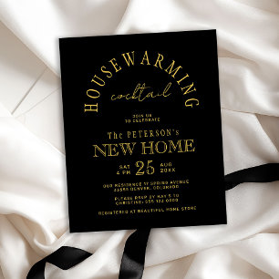 Budget new house housewarming party inivtation