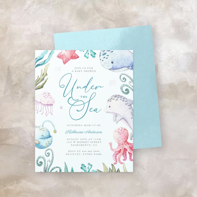 Budget Ocean Animals Under The Sea Boy Baby Shower (Creator Uploaded)