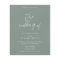 Budget Olive Wedding Invitation