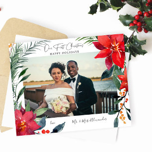 Budget Our First Christmas Poinsettia Photo