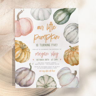 Budget Our Little Pumpkin Cute Boho Birthday Party