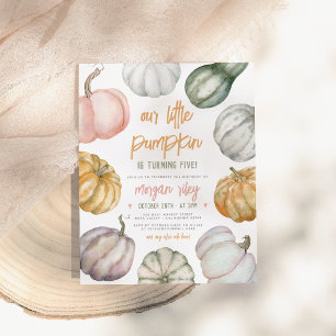 Budget Our Little Pumpkin Cute Boho Birthday Party
