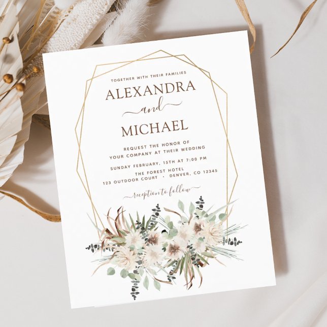 Budget Pampas Grass Boho Eucalyptus Wedding  (Creator Uploaded)