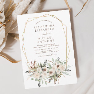 Budget Pampas Grass Boho Eucalyptus Wedding