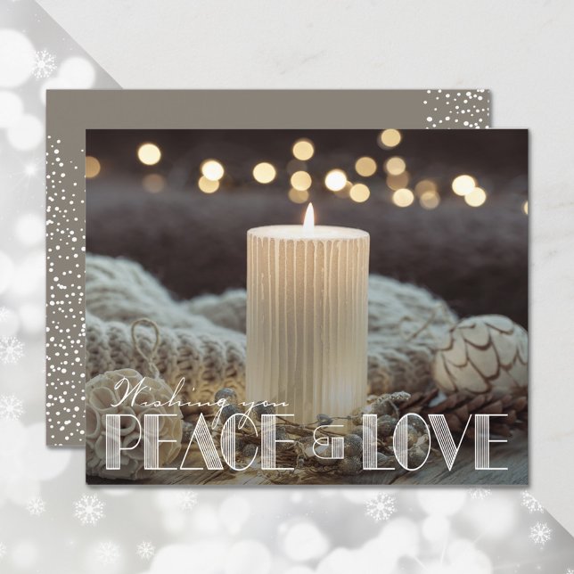 Budget Peace and Love Greeting Card (Creator Uploaded)