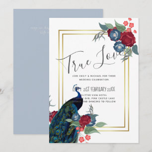 BUDGET  Peacock Blue Burgundy Winter Fall Wedding
