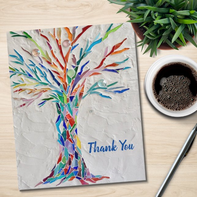 Budget Personalised Tree of Life Thank You Card (Creator Uploaded)