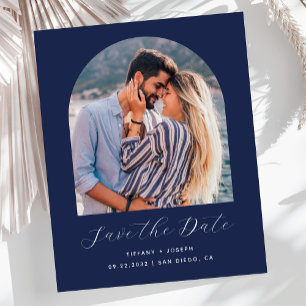 Budget Photo Arch Navy Blue Save the Date