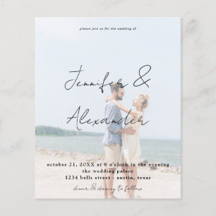 Budget Photo Big Names Vertical Photo Wedding V2 Flyer