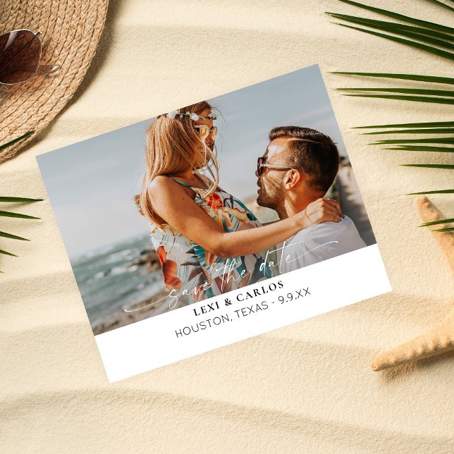 Budget Photo & Calligraphy 3B Mod W Save the Date Flyer (Creator Uploaded)
