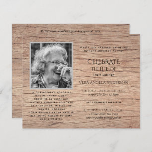 BUDGET PHOTO Celebration of Life INVITATIONS