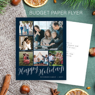 Budget photo collage Christmas Holiday Card