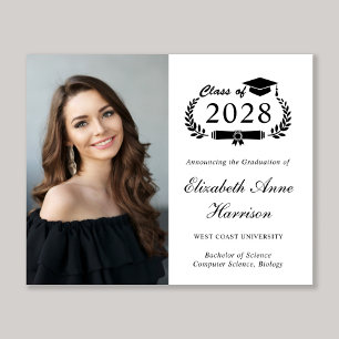 Budget Photo College Graduation Announcement
