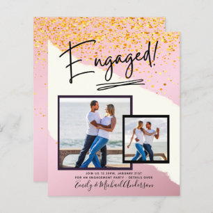 BUDGET PHOTO ENGAGEMENT Invite Announcement SCRIPT