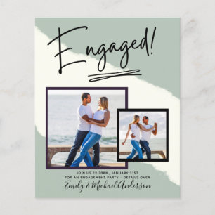 BUDGET PHOTO ENGAGEMENT Invite Announcement SCRIPT Flyer