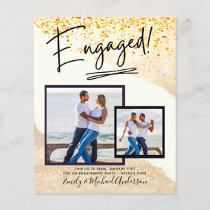 BUDGET PHOTO ENGAGEMENT Invite Announcement SCRIPT Flyer