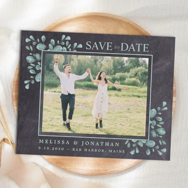 Budget Photo Eucalyptus Wedding Save The Date (Creator Uploaded)