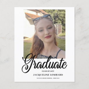 Budget Photo Graduation Announcement