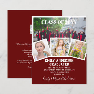 BUDGET Photo GRADUATION Invite Announcement ThankU