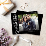 Budget Photo H MOD Chic 5 Save the Date<br><div class="desc">** SATIN PAPER IS PAPER THIN. UPGRADE THE PAPER FOR A THICKER PAPER. HAS AN OPTION FOR ENVELOPES. *** Save money on invitations with this smaller invitation that has an option for envelopes. Get your guests ready for the amazing wedding with your Photo H MOD Chic 5 Save the Date...</div>