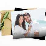 Budget Photo H MOD Chic 8 Save the Date<br><div class="desc">Chic & Unique with modern minimalism describes this Photo Save the Date. This is artist designed and It's great for any wedding -- spring weddings, summer weddings, fall weddings, rustic weddings, boho weddings, winter weddings, princess wedding themes, and more. It's easy to create your Save the Date quickly with our...</div>