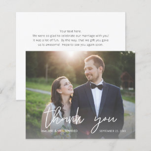 Budget Photo Modern Calligraphy 3 Thank You