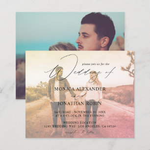Budget Photo Modern Horizontal 4 Effect Wedding