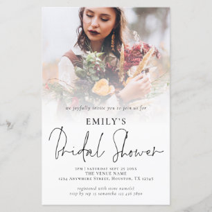 Budget Photo Overlay Script Bridal Shower Invite
