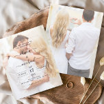 Budget Photo Picture Wedding Invitations Flyer<br><div class="desc">Budget Transparency covering custom and personalised photo on the front and back of elegant and modern Wedding Invitations - includes beautiful and elegant script typography for the special Wedding day celebration.</div>