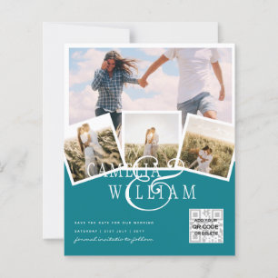 BUDGET PHOTO Save Dates INVITES - Mixed Colours