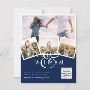 BUDGET PHOTO Save Dates INVITES - Mixed Colours