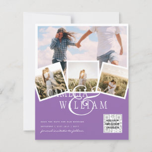 BUDGET PHOTO Save Dates INVITES - Mixed Colours