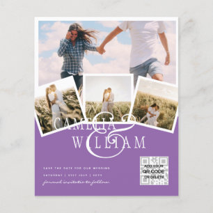 BUDGET PHOTO Save Dates INVITES - Mixed Colours Flyer