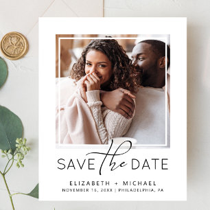 Budget Photo Save The Date Announcement