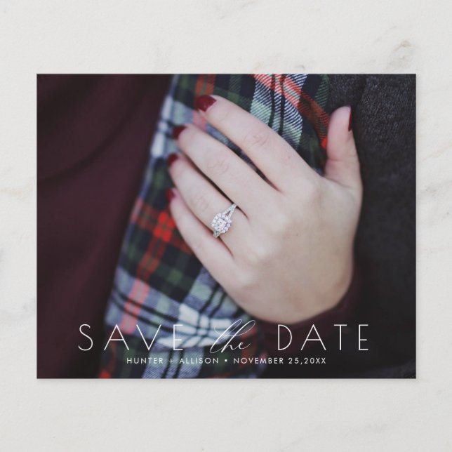 Budget Photo Save the Date Flyer (Front)