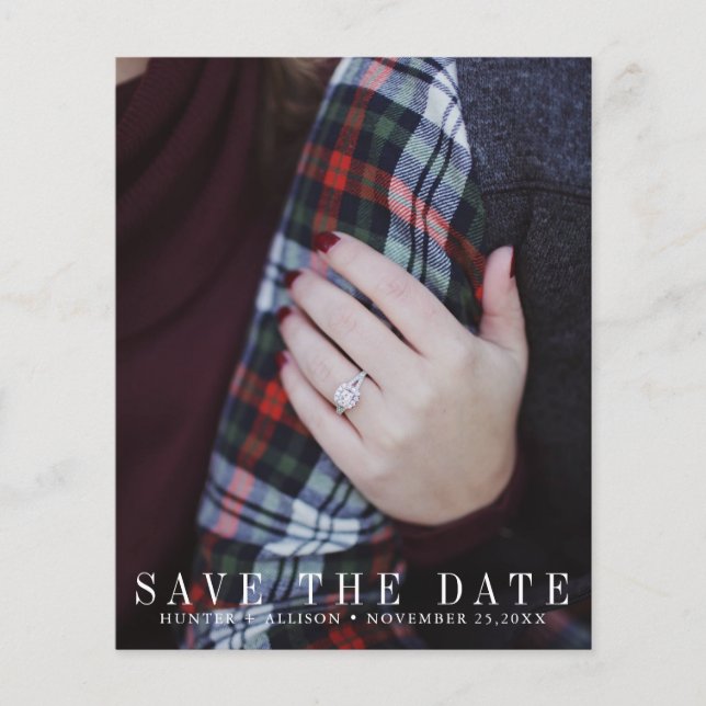 Budget Photo Save the Date Flyer (Front)