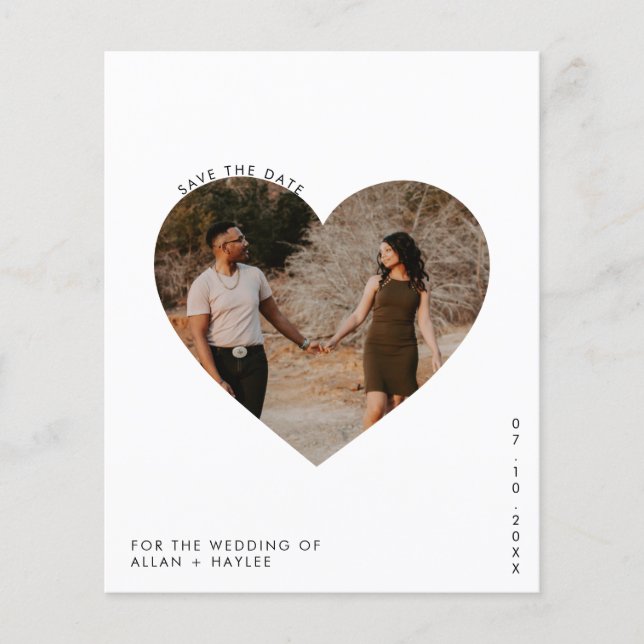 Budget Photo Save the Date Flyer (Front)