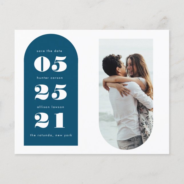 Budget Photo Save the Date Flyer (Front)