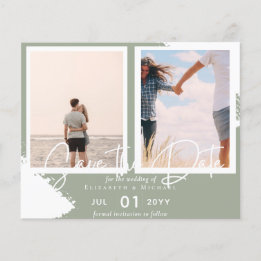 BUDGET PHOTO Save The Dates Urban Modern Chic Flyer