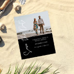 Budget Photo Typography Save the Date 4B Flyer<br><div class="desc">******* MATTE PAPER IS THIN. UPGRADE FOR A THICKER PAPER. NO ENVELOPES INCLUDED. FOR CARD STOCK, THICKER CARDS, CHECK OUT THE LINK BELOW. CARD STOCK, THICKER CARDS HAVE AN OPTION FOR ENVELOPES OR INCLUDES THEM******** No envelopes, paper flyer version. Save money on formal invitations with this paper invitation. Get your...</div>