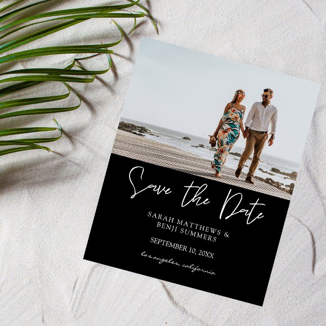 Budget Photo Typography Save the Date HB Flyer (Creator Uploaded)