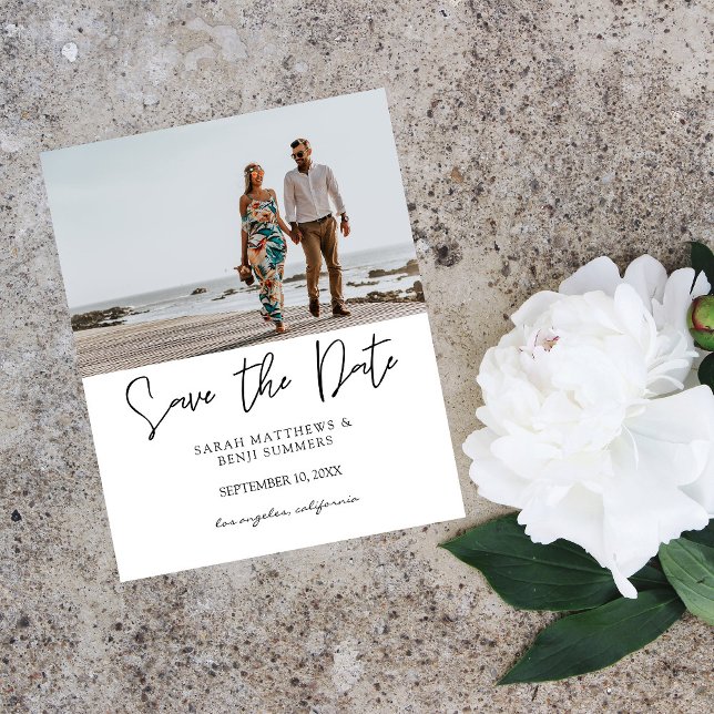 Budget Photo Typography Save the Date HW Flyer (Creator Uploaded)