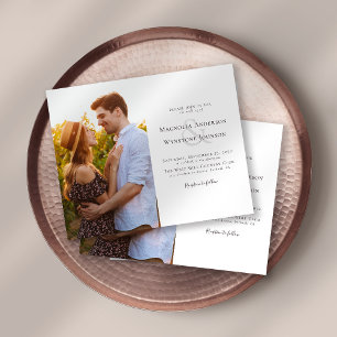 Budget Photo Wedding Invitation