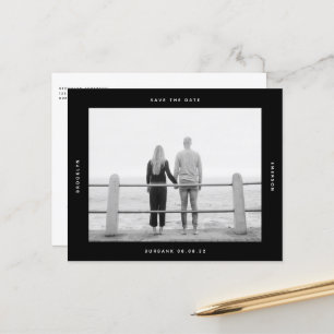 BUDGET Photo Wedding Save The Date Postcard